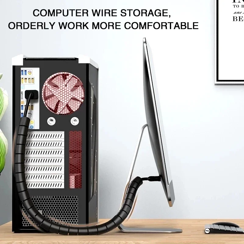 2M/1M Black Cable Wire Protect - огляд і ціна Cable Lock Flexible